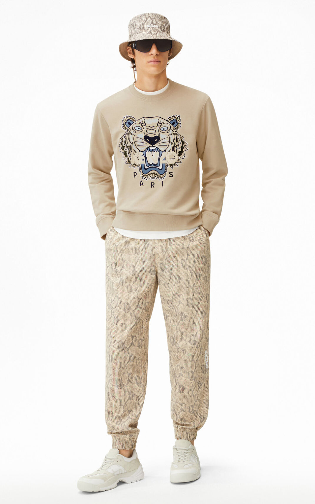 Sudadera Kenzo Tiger Hombre Marrones - SKU.2120518